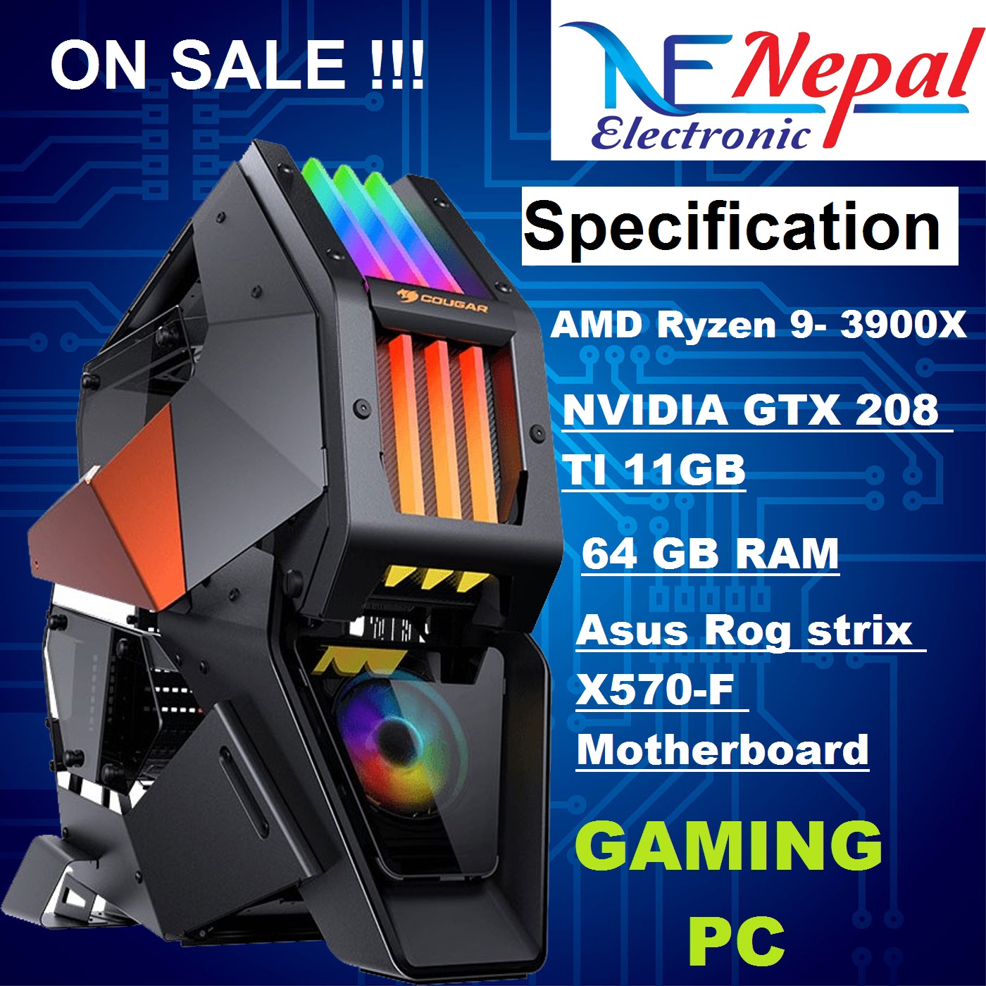 Ryzen 9 3900X | 2080 TI 11G Custom GAMING PC